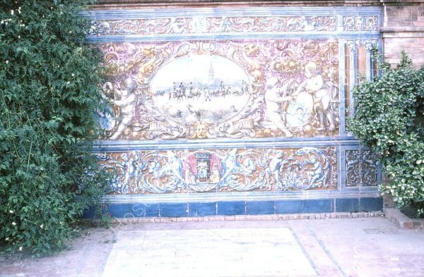 Tilework, Plaza de Espana, Seville